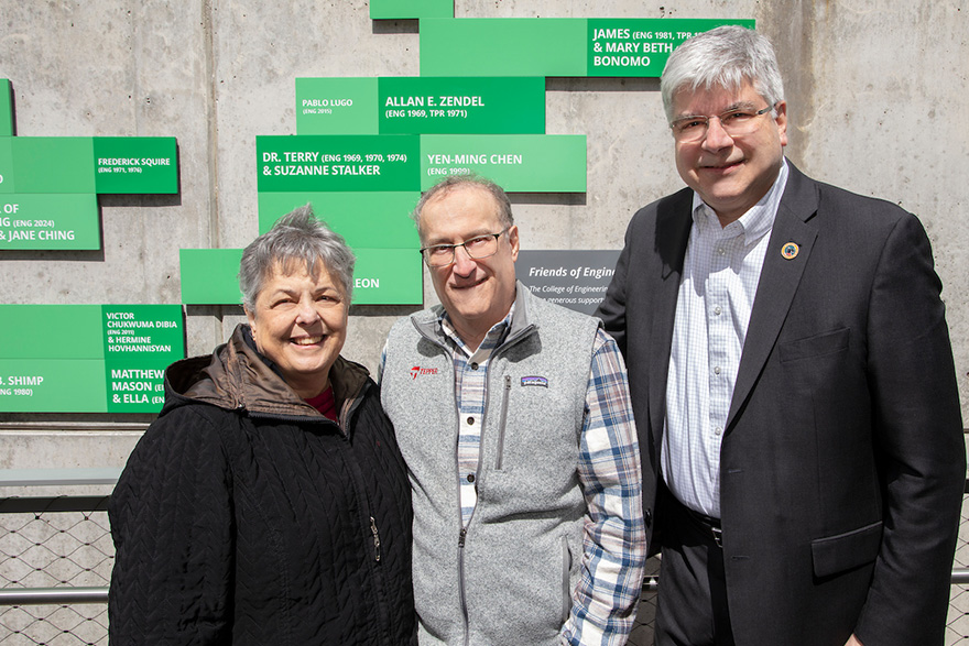 Friends of Engineering Bridge unveiling event