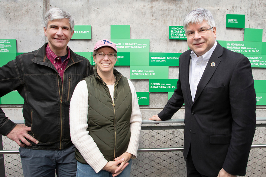 Friends of Engineering Bridge unveiling event