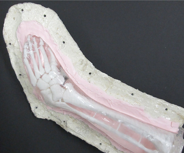 3D printed foot