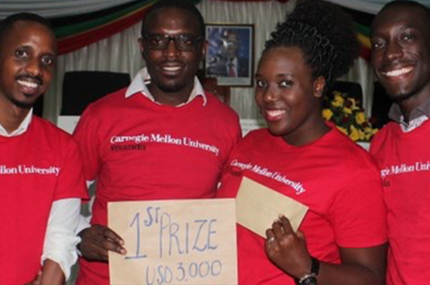 CMU-Africa students win first prize in Nelson Mandela African Institute of Science and Technology’s Africa Grand Challenge competition