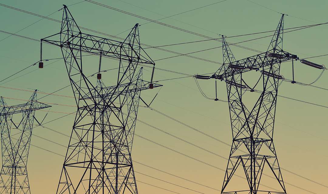 electrical transmission towers