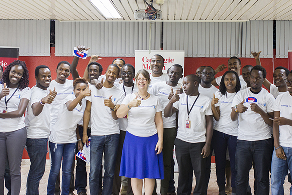 CMU-Africa hackathon group photo