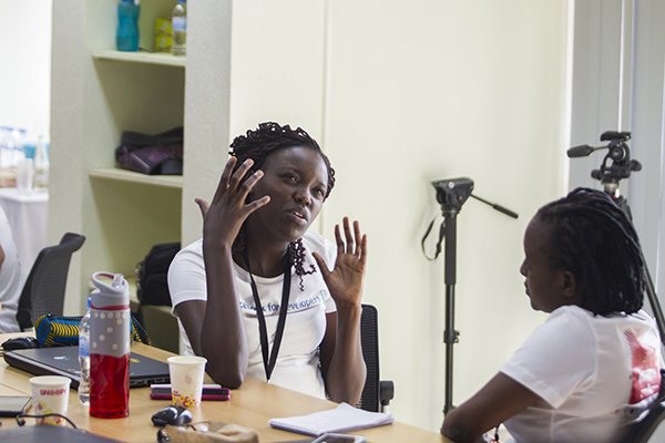 CMU-Africa students at hackathon