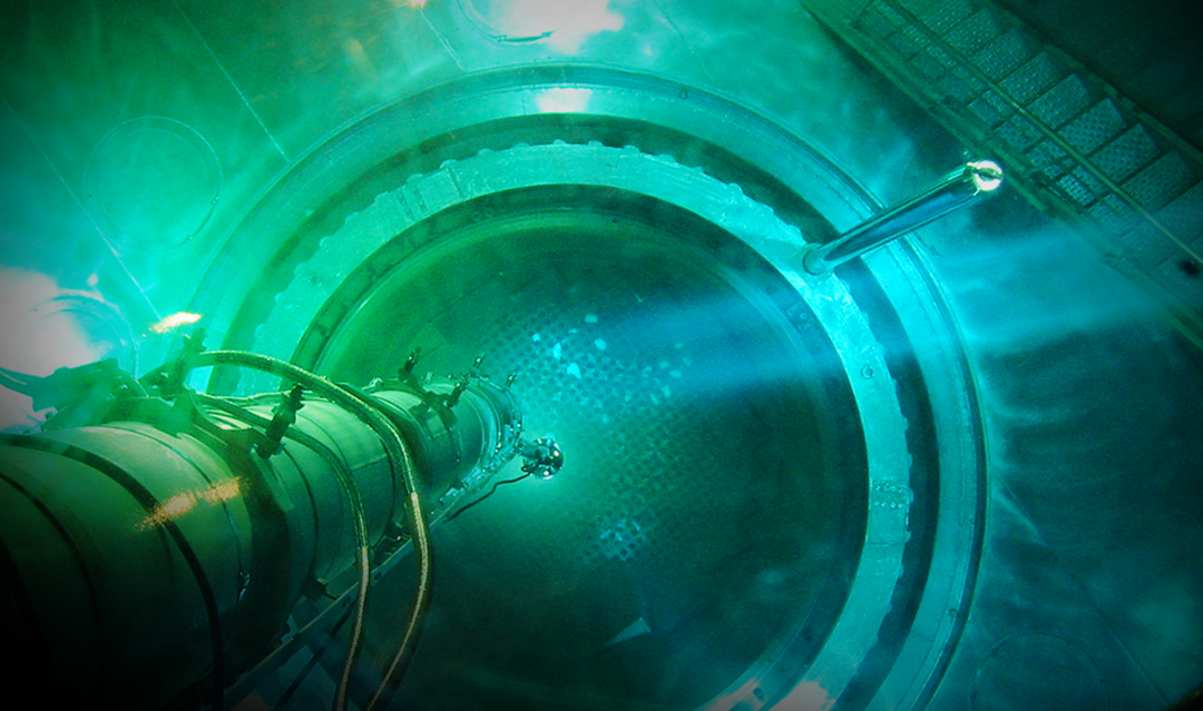 Empty nuclear reactor vessel at Koeberg Nuclear Power Station in Cape Town, South Africa. 