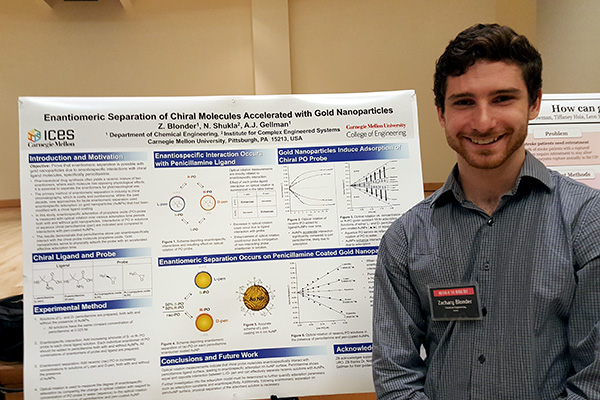 CMU engineering students with their research at the Meeting of the Minds