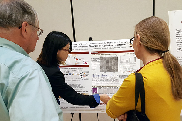 CMU engineering students with their research at the Meeting of the Minds