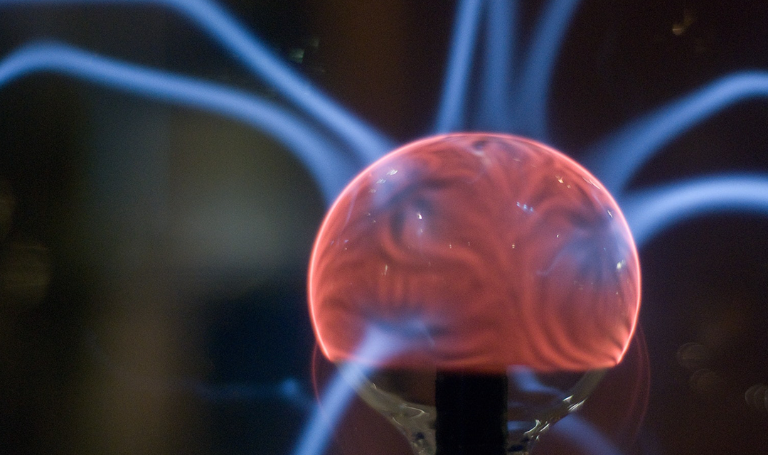 Orb with electric waves