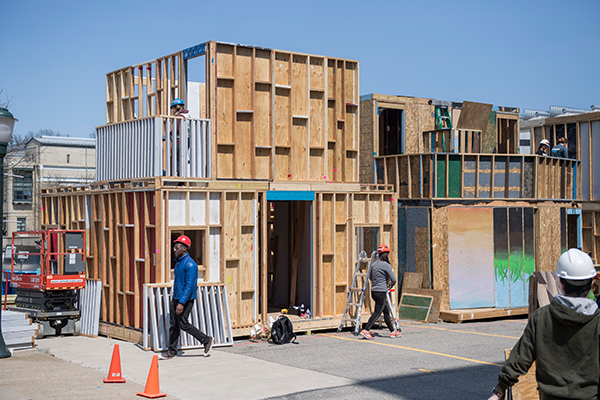 Image of booths at Spring Carnival