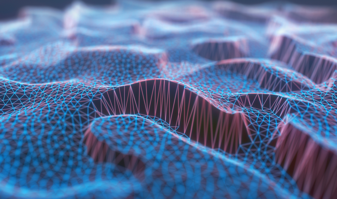 Neural pathways depicted as waves