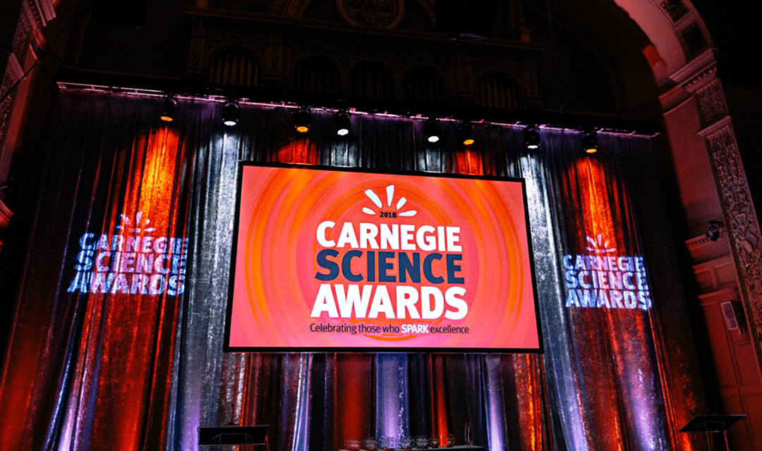 Stage at Carnegie Science Awards