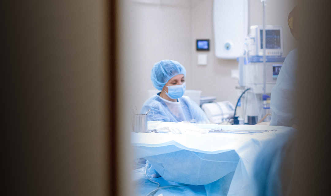 Medical professional in a hospital