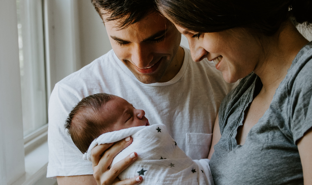 Parents with a newborn