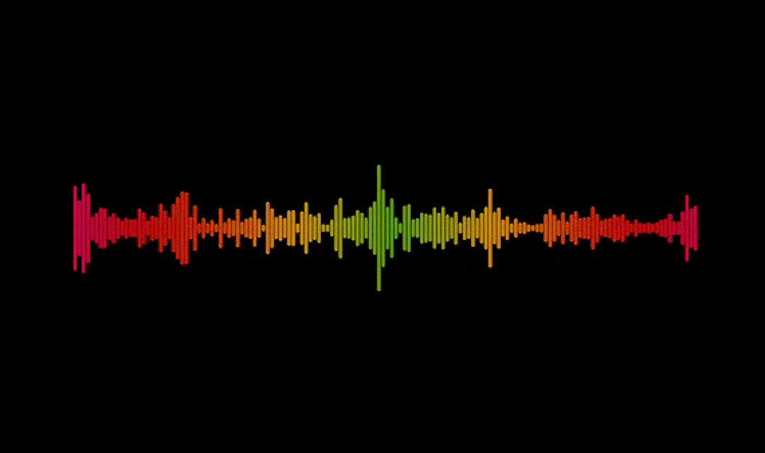 Gif of a sound recording