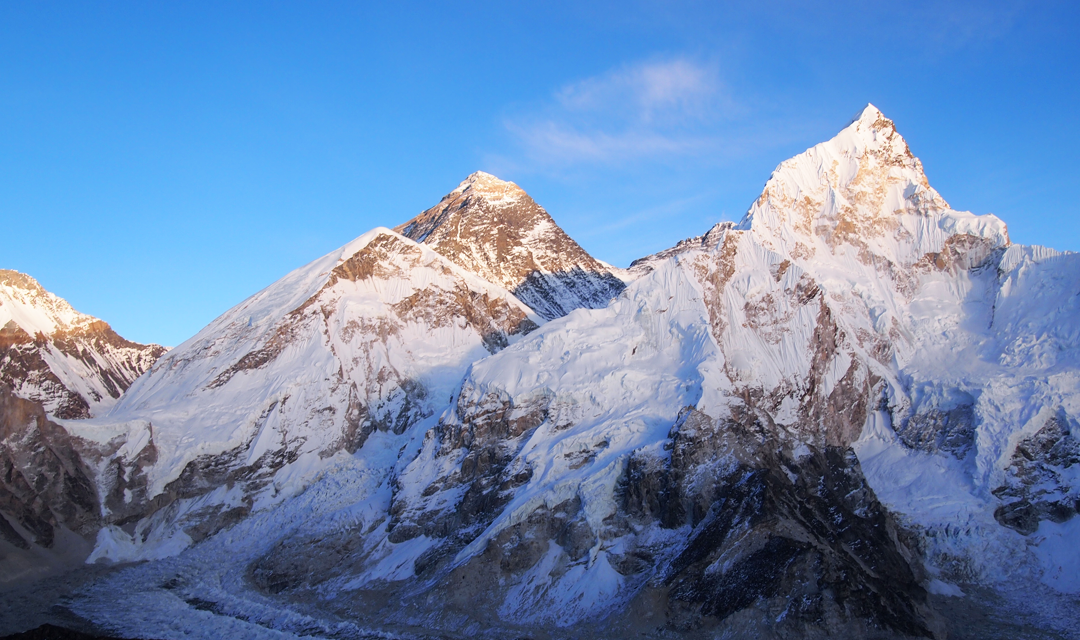 Mountains with snow on it