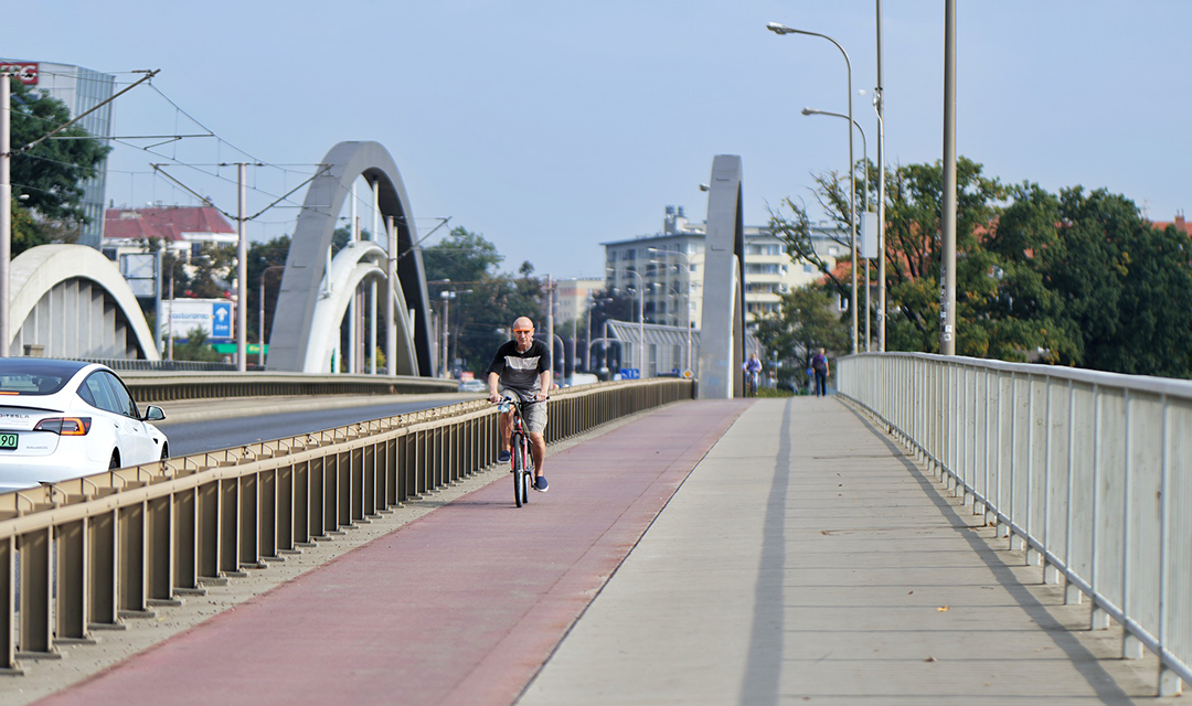 Man on a bike