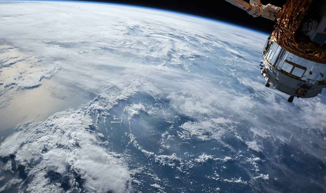 View of earth from space