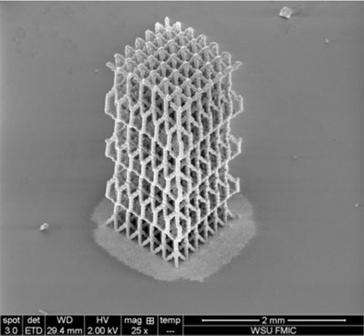 Many MXene flakes compiled (whole structure)