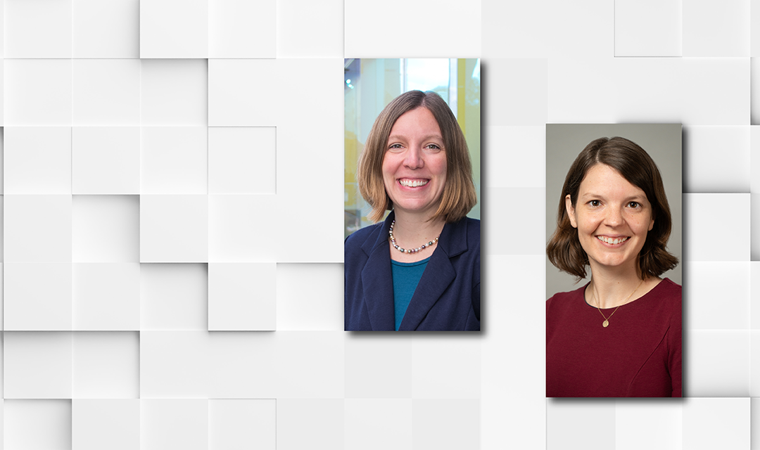 Headshots of Amanda Krause and Rosalyn Abbott