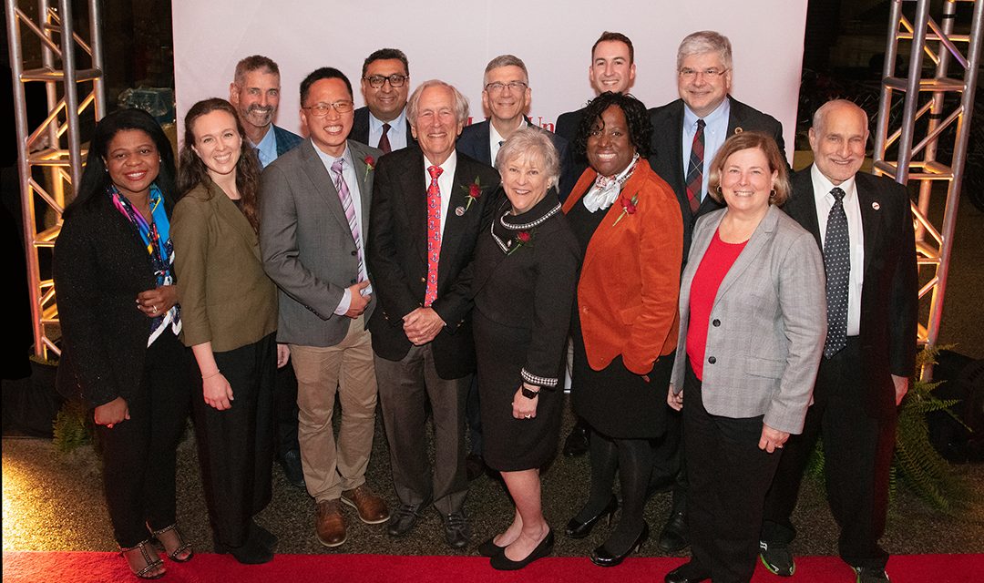 Group shot of the alumni award winners