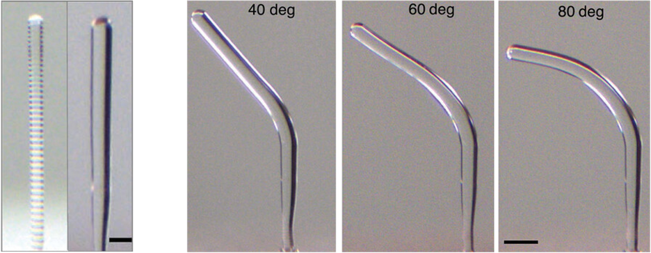 3d ice printed at 40, 60, and 80 degree angles