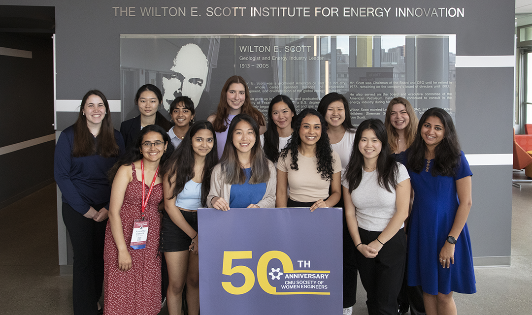Siya Scindia and SWE members during the 50th anniversary celebration in 2023.