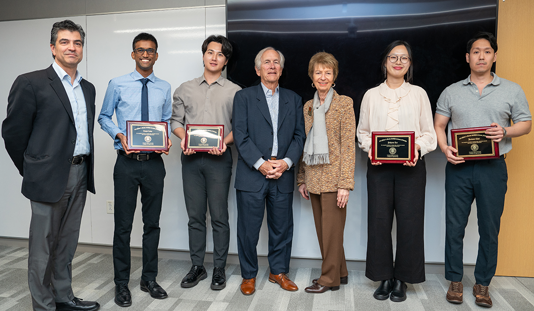 Phillip and Marsha Dowd with the Dowd fellows