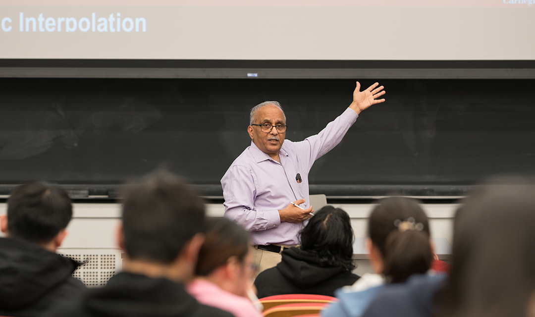 Kumar Bhagavatula teaching a class