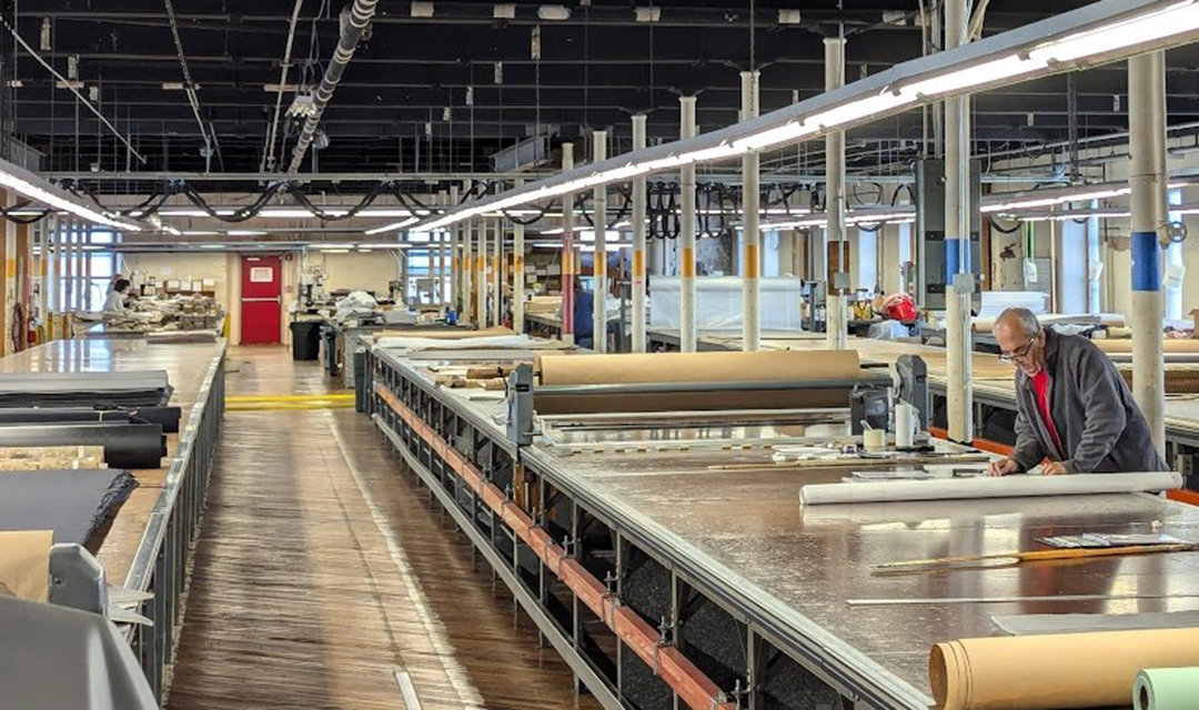 The factory floor of Merrow Manufacturing