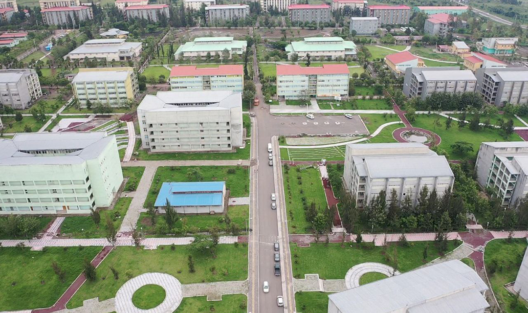 Aerial photos A.A.S.T.U. campus