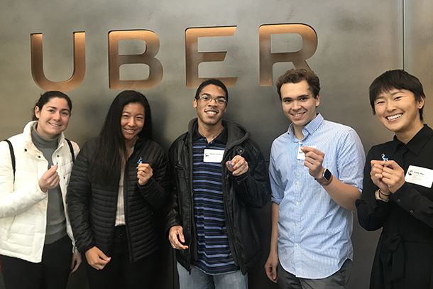 Students at RWE-Pittsburgh event at Uber