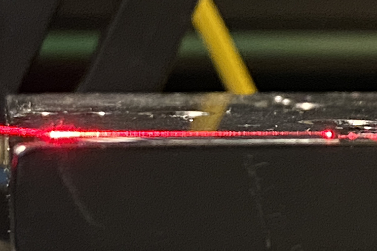 Laser-Coupled Sensing Unit Output View