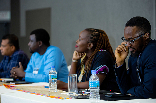 panelist at a conference