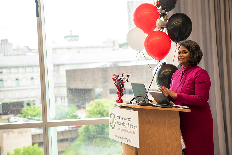Disha Veena Giridha delivers keynote speech