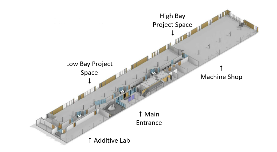 Mill 19 floorplan, first floor