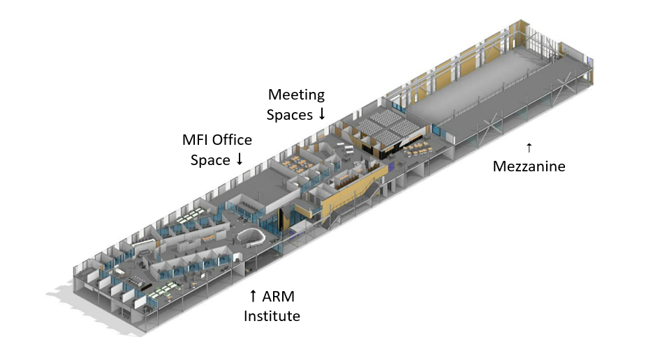 Mill 19 floorplan, second floor