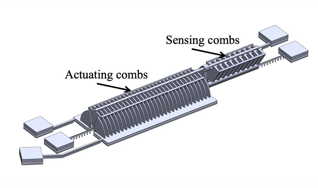 Actuating and sensing combs