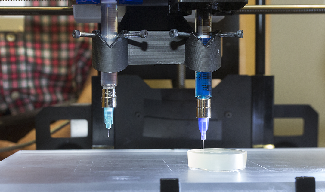 Bioprinting with 3-D printer