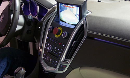Inside of an autonomous vehicle